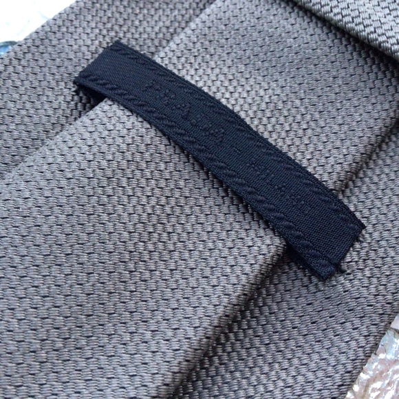 Prada Milano 100% Silk Mens Tie Made in Italy - Picture 14 of 15